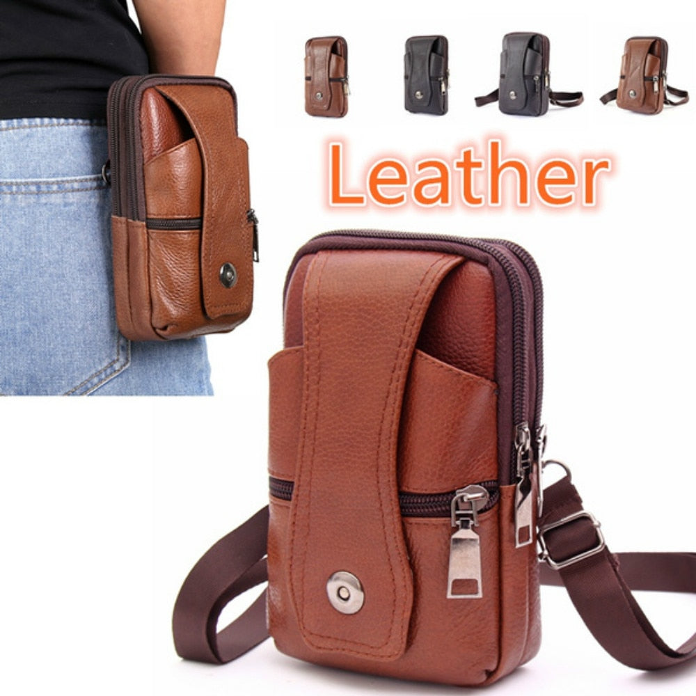 Men's Leather Waist Bag Men's Leather Waist Bag